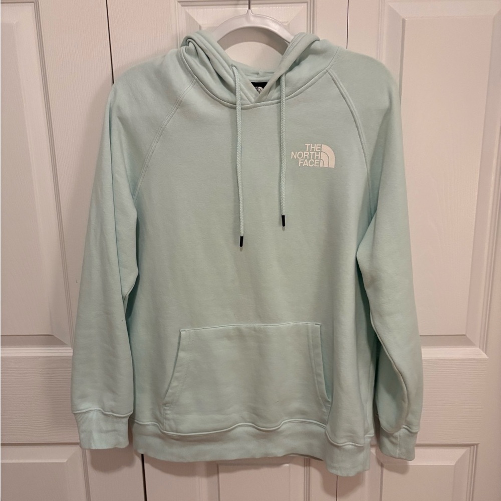 The North Face Light Blue Graphic Hoodie